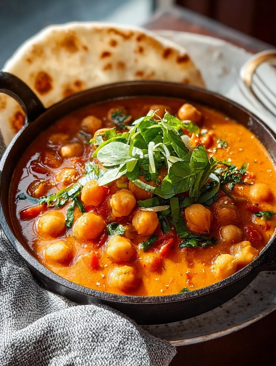 Easy Chickpea Curry: A Creamy Comfort in 20 Minutes - Chickpea Curry - additional detail