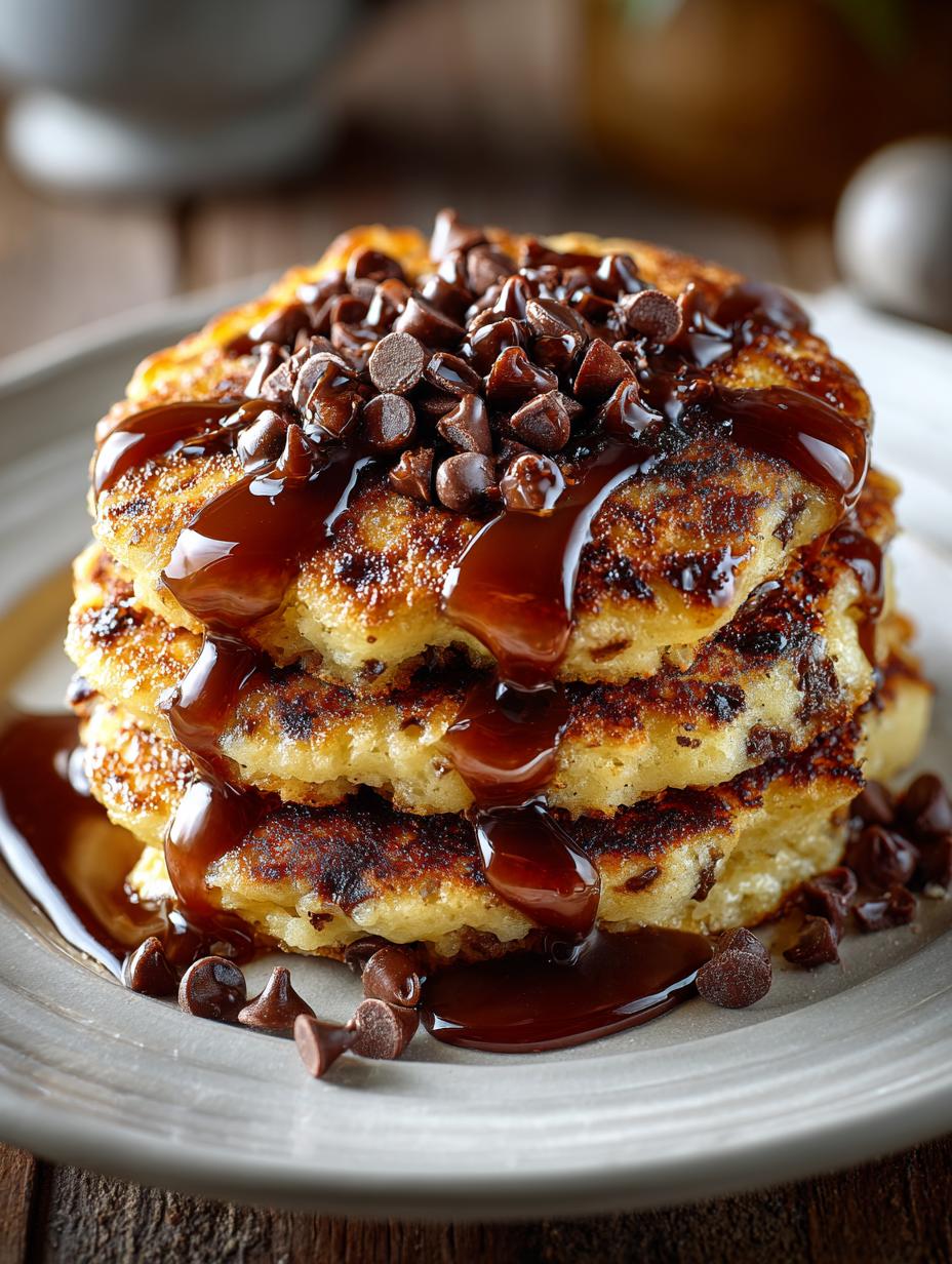 Chocolate Chip Keto Pancakes