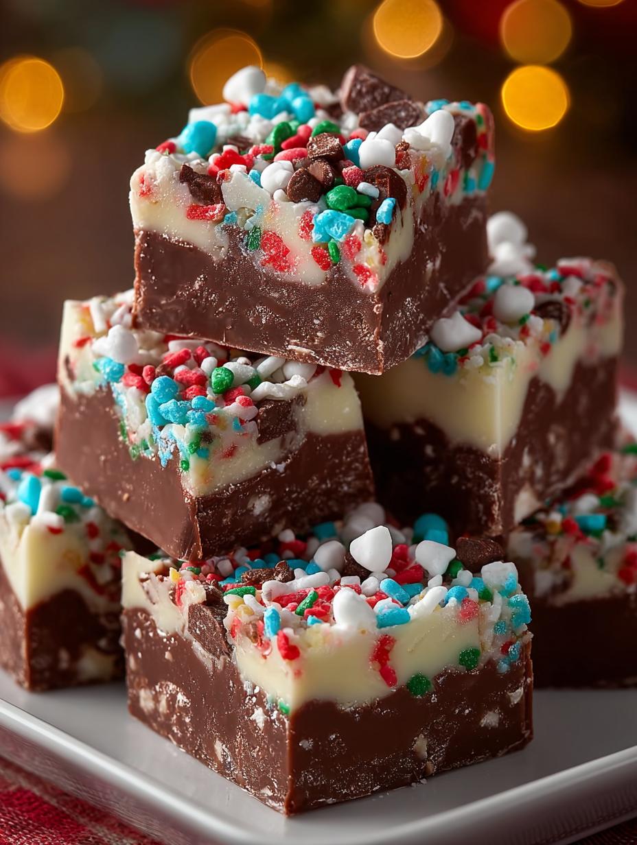 Christmas Fudge Sprinkles