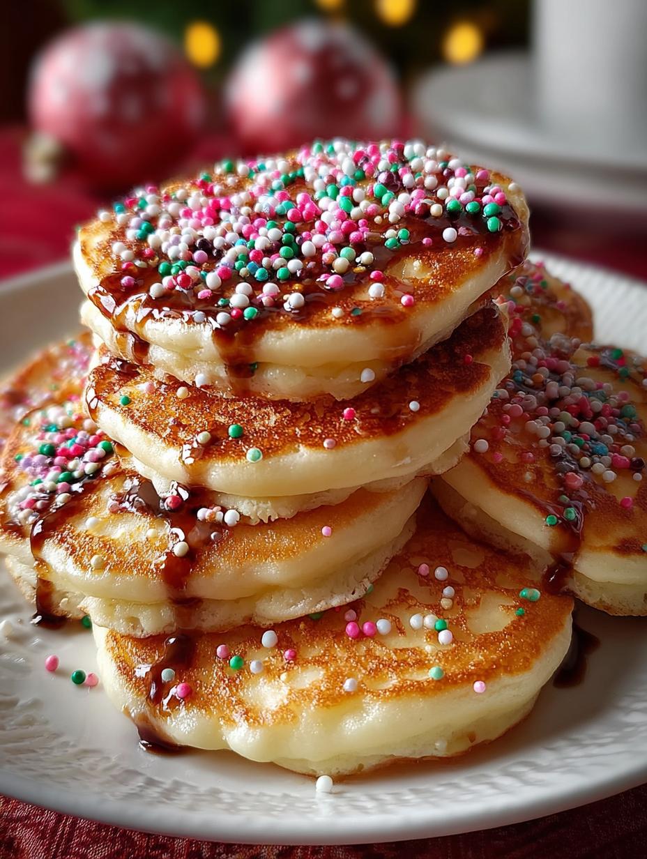 Christmas Pancakes Festive Sprinkles