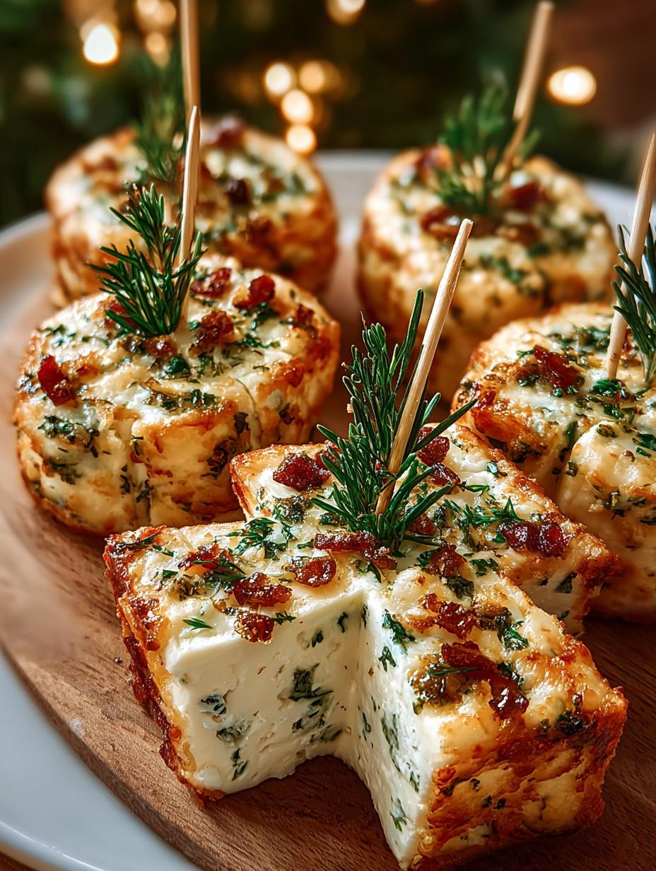 Christmas Tree Cheese Bites