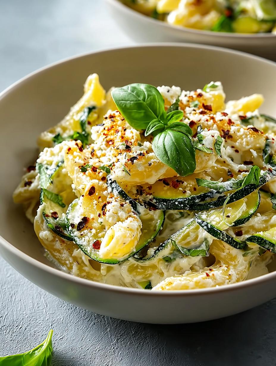 Creamy Zucchini Ricotta Pasta: 30-Minute Delight 5 Creamy Zucchini Ricotta Pasta: 30-Minute Delight - Creamy Zucchini Ricotta Pasta - additional detail