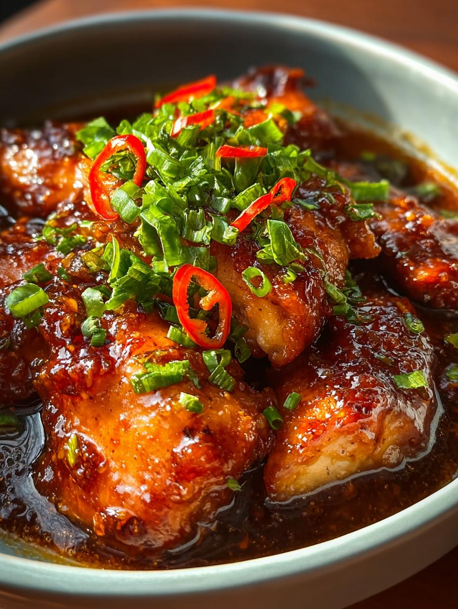 Crockpot Hot Honey Chicken