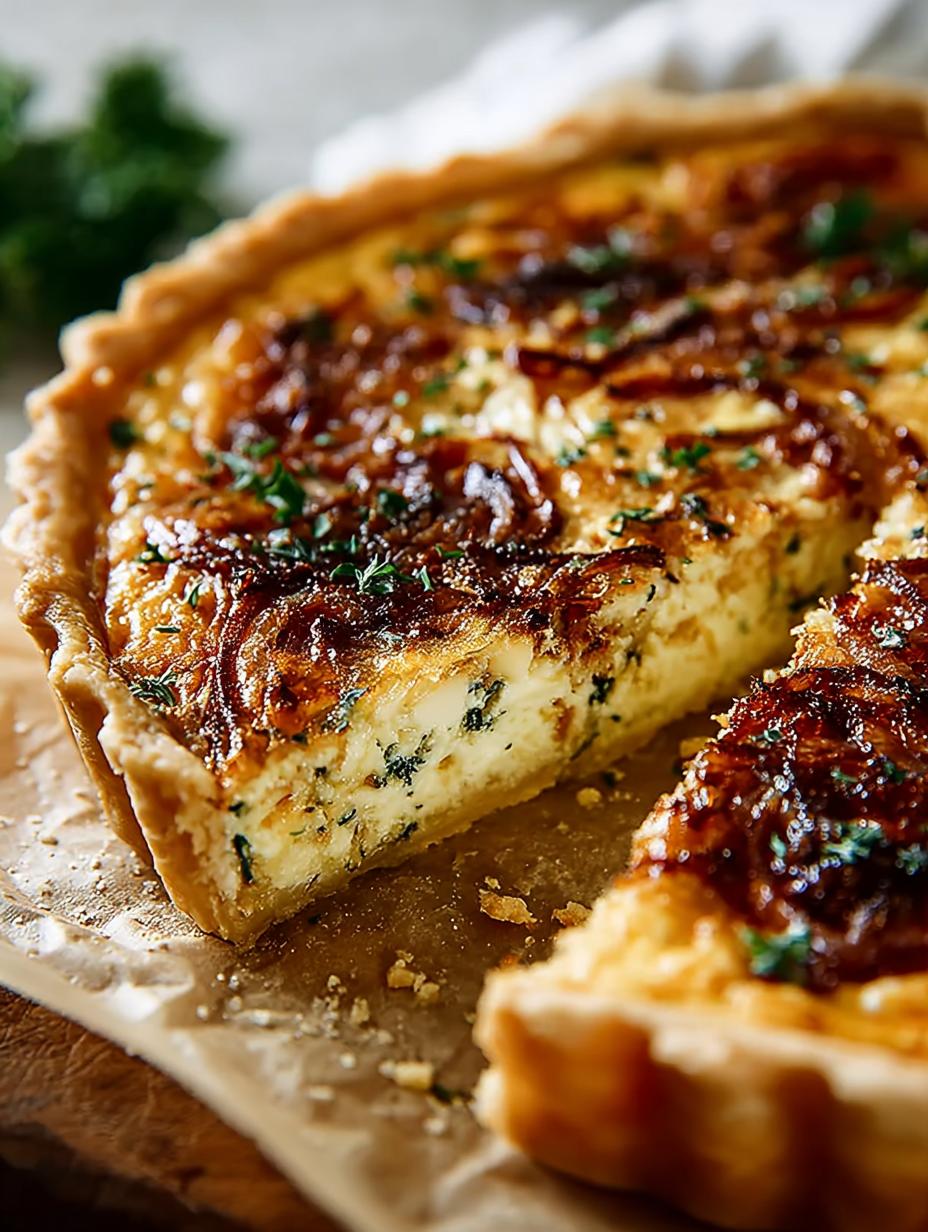 French Caramelized Onion Quiche
