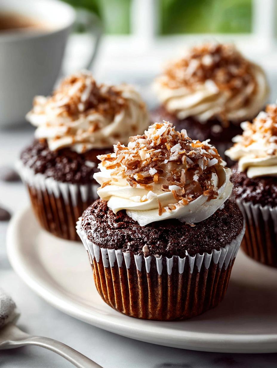 Delicious German Chocolate Cupcakes: 12 to Savor - German Chocolate Cupcakes - main visual representation