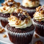 German Chocolate Cupcakes
