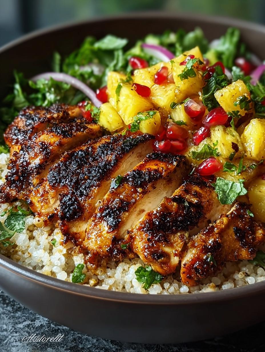 Jerk Chicken Bowl with Pineapple Salsa: 7 Flavorful Secrets - Jerk Chicken Bowl with - additional detail