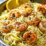 Lemon Garlic Shrimp Angel