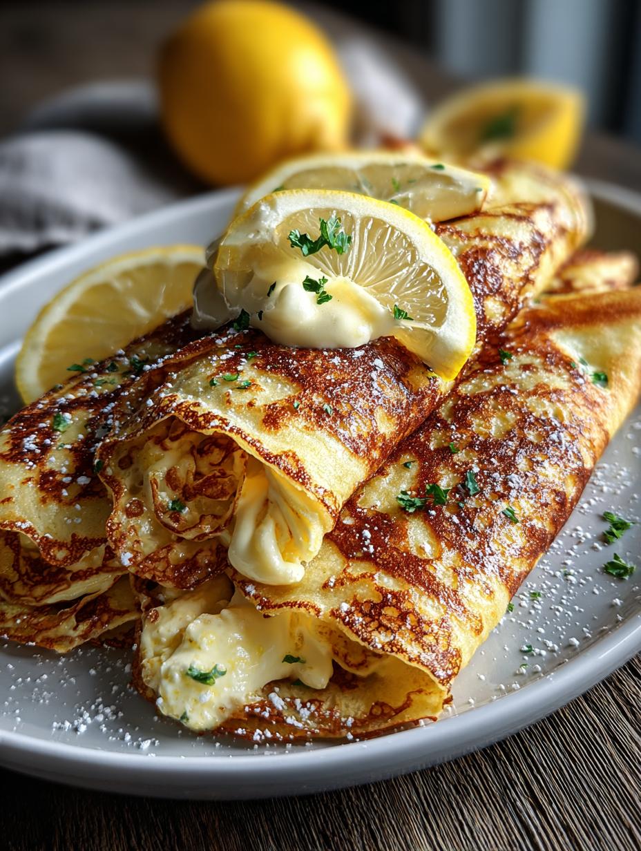 Lemon Ricotta Keto Crepes