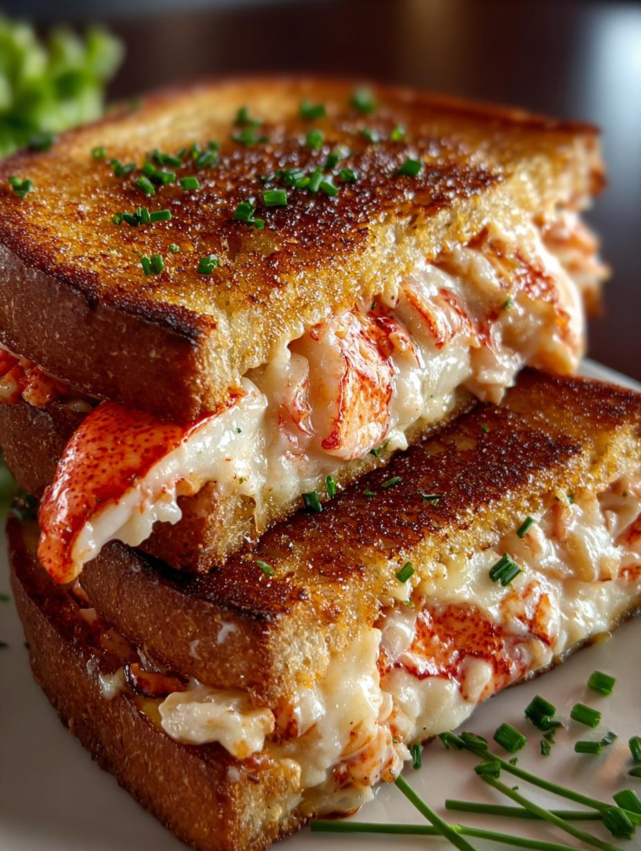 Lobster Grilled Cheese Sandwich