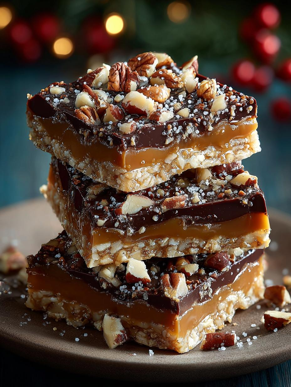 Low Carb Christmas Toffee