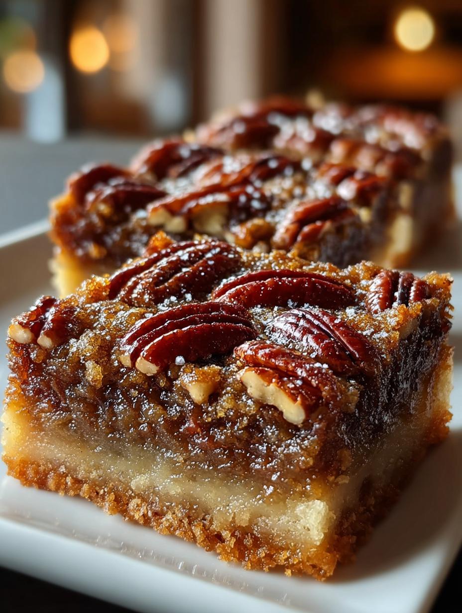 Pecan Pie Bars Sweet