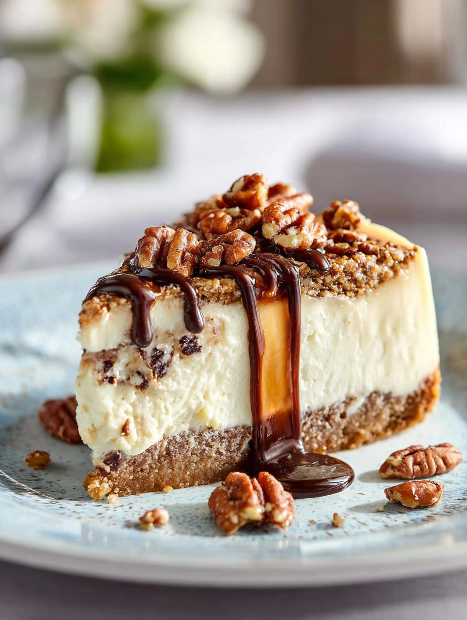 Pecan Praline Cheesecake