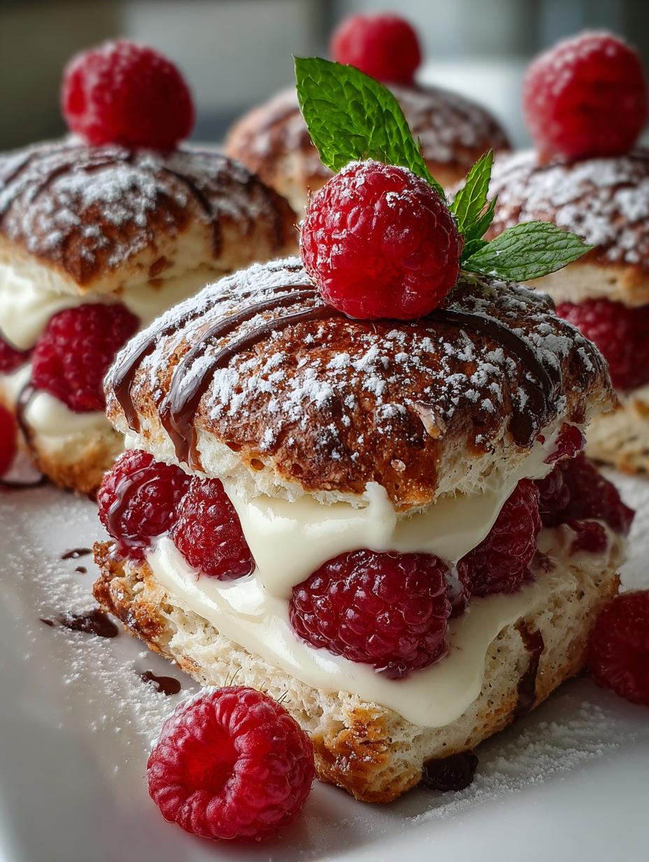 Raspberry Almond Scones Soft