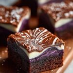 Ube Swirl Brownies