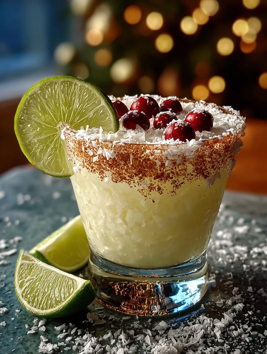White Christmas Margarita
