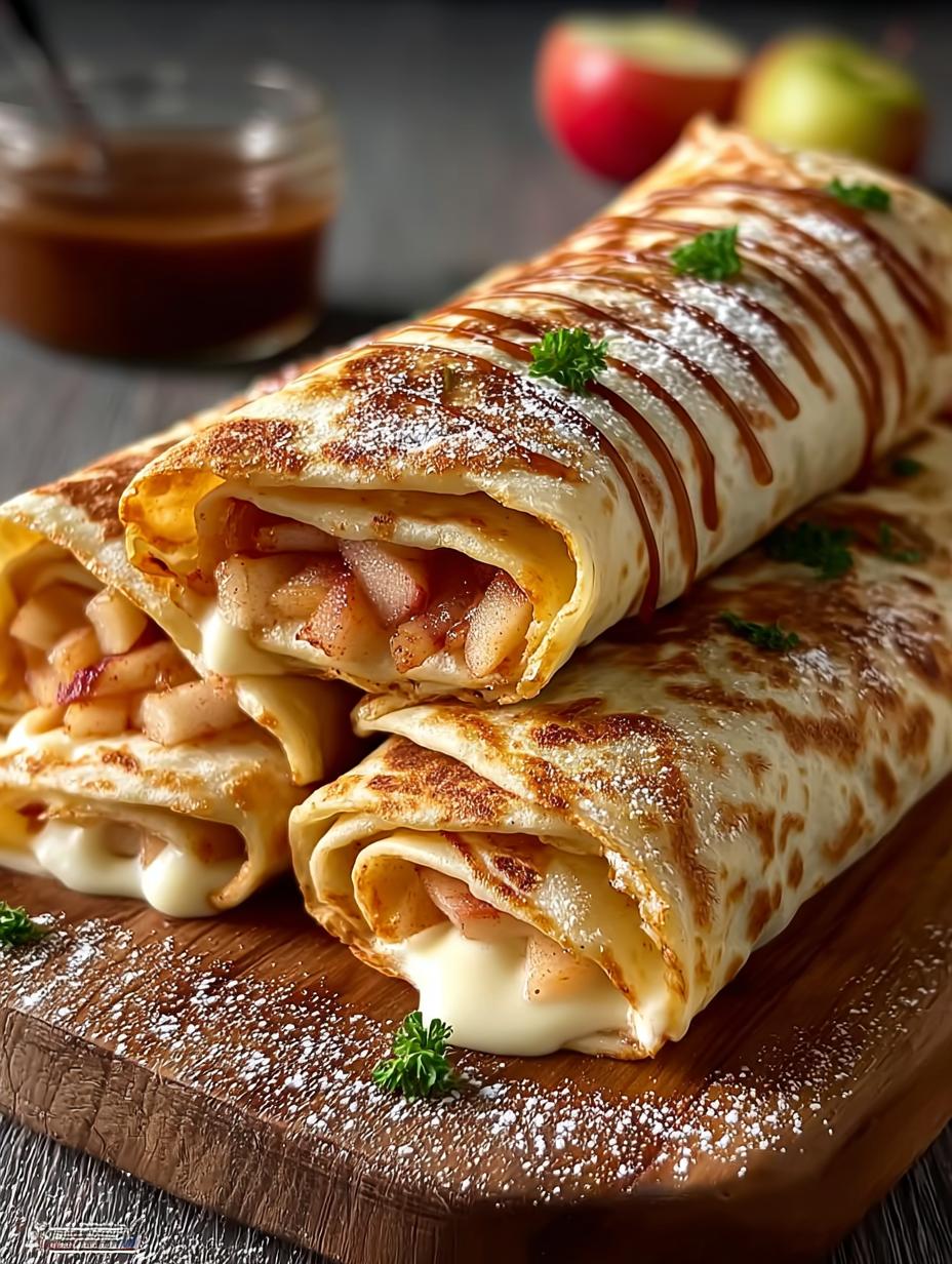Apple Pie Tortilla Wraps
