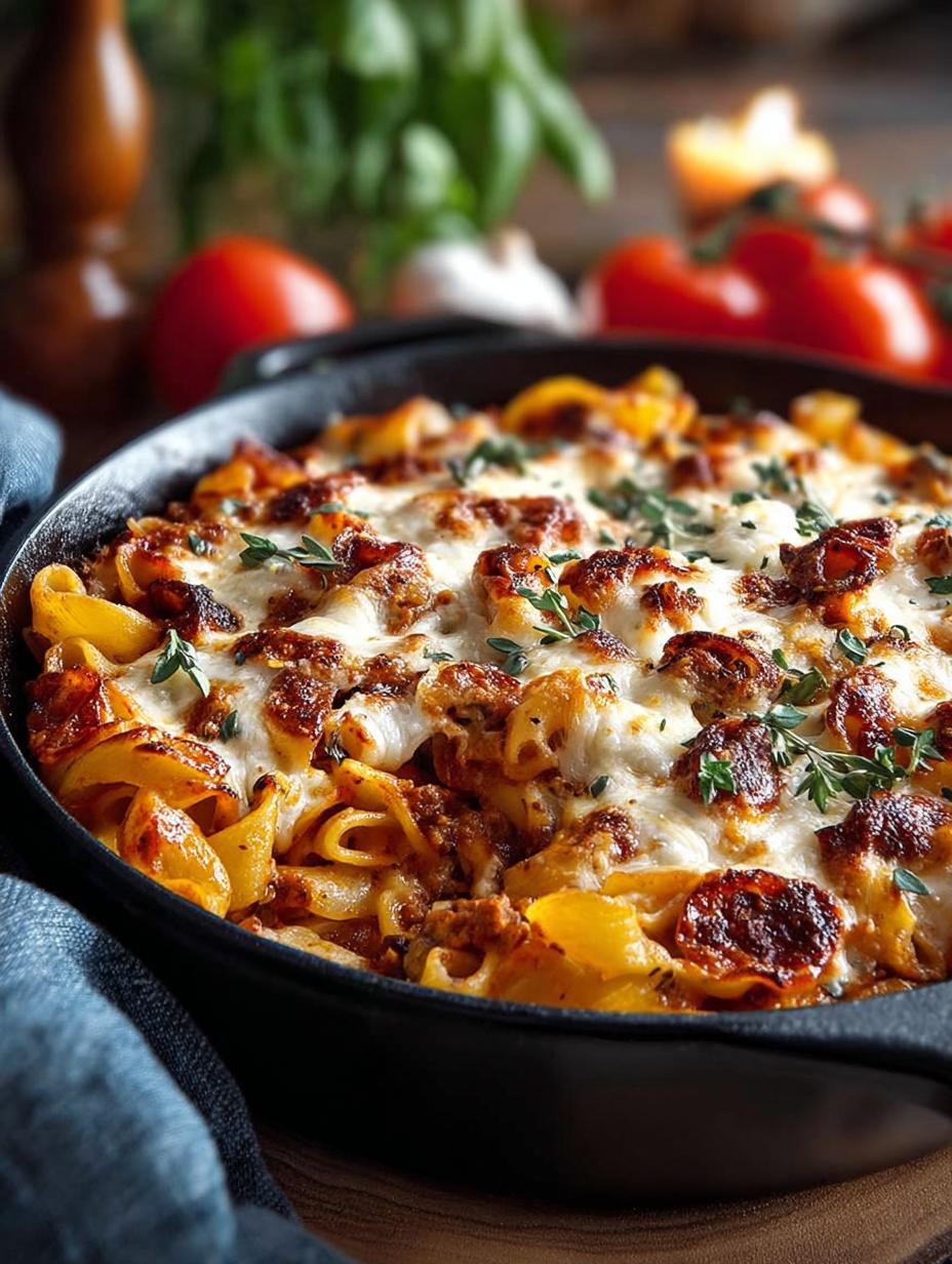 Comforting Autumn Pasta Bake with Hearty Flavors - Autumn Pasta Bake - additional detail