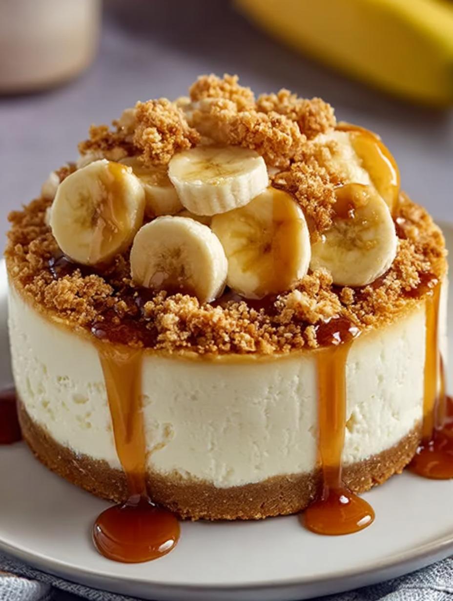 Banana Pudding Crunch Cheesecake
