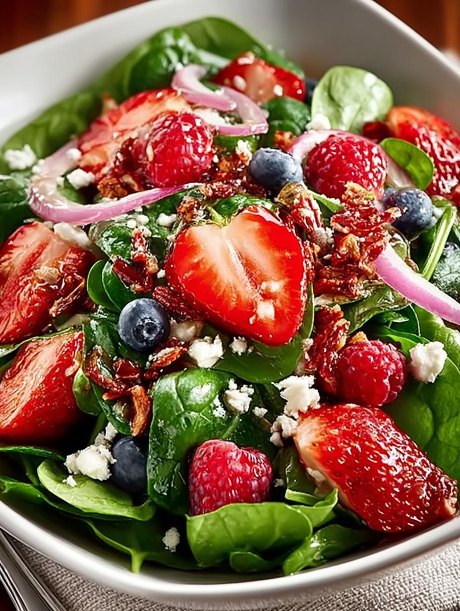 Berry Spinach Salad