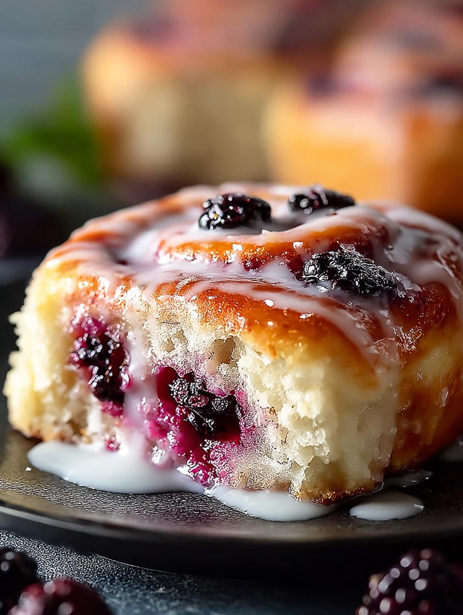 Blackberry Cinnamon Rolls: 12 Irresistible Bakery-Style Rolls - Blackberry Cinnamon Rolls - main visual representation