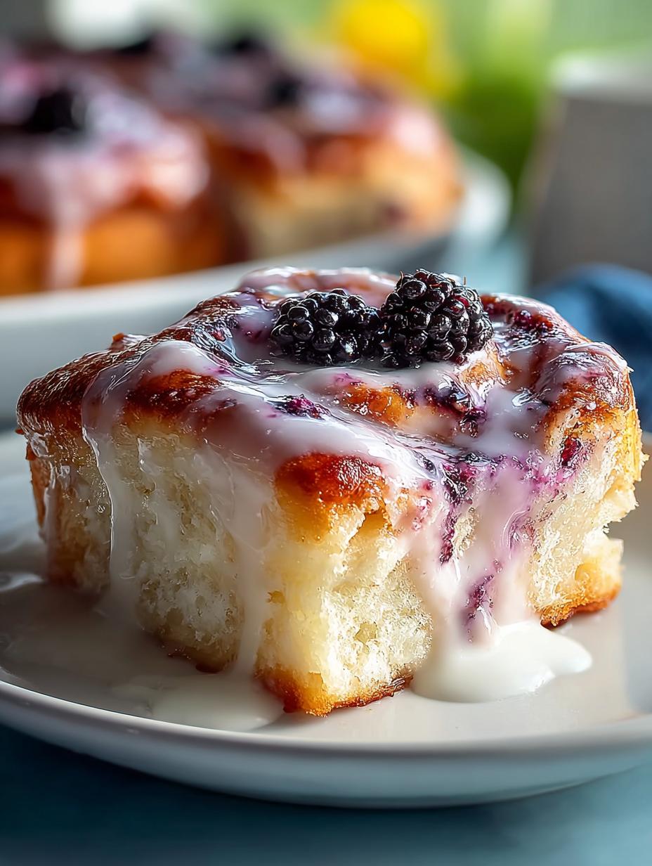 Blackberry Cinnamon Rolls