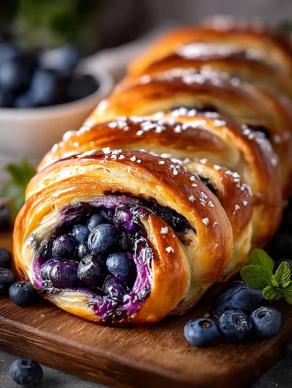 Delicious Blueberry Braid: 7 Steps to Perfect Pastry - Blueberry Braid - additional detail