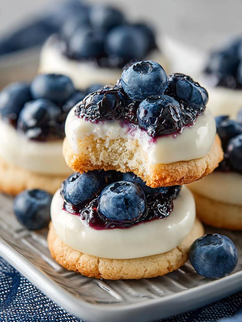 Blueberry Cheesecake Cookies