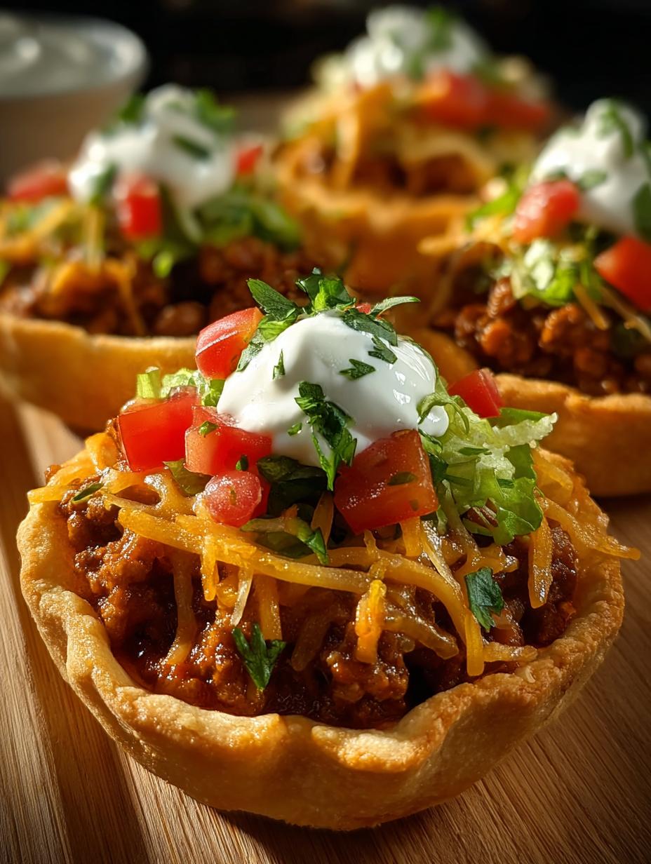 Cheesy Taco Cups Snack