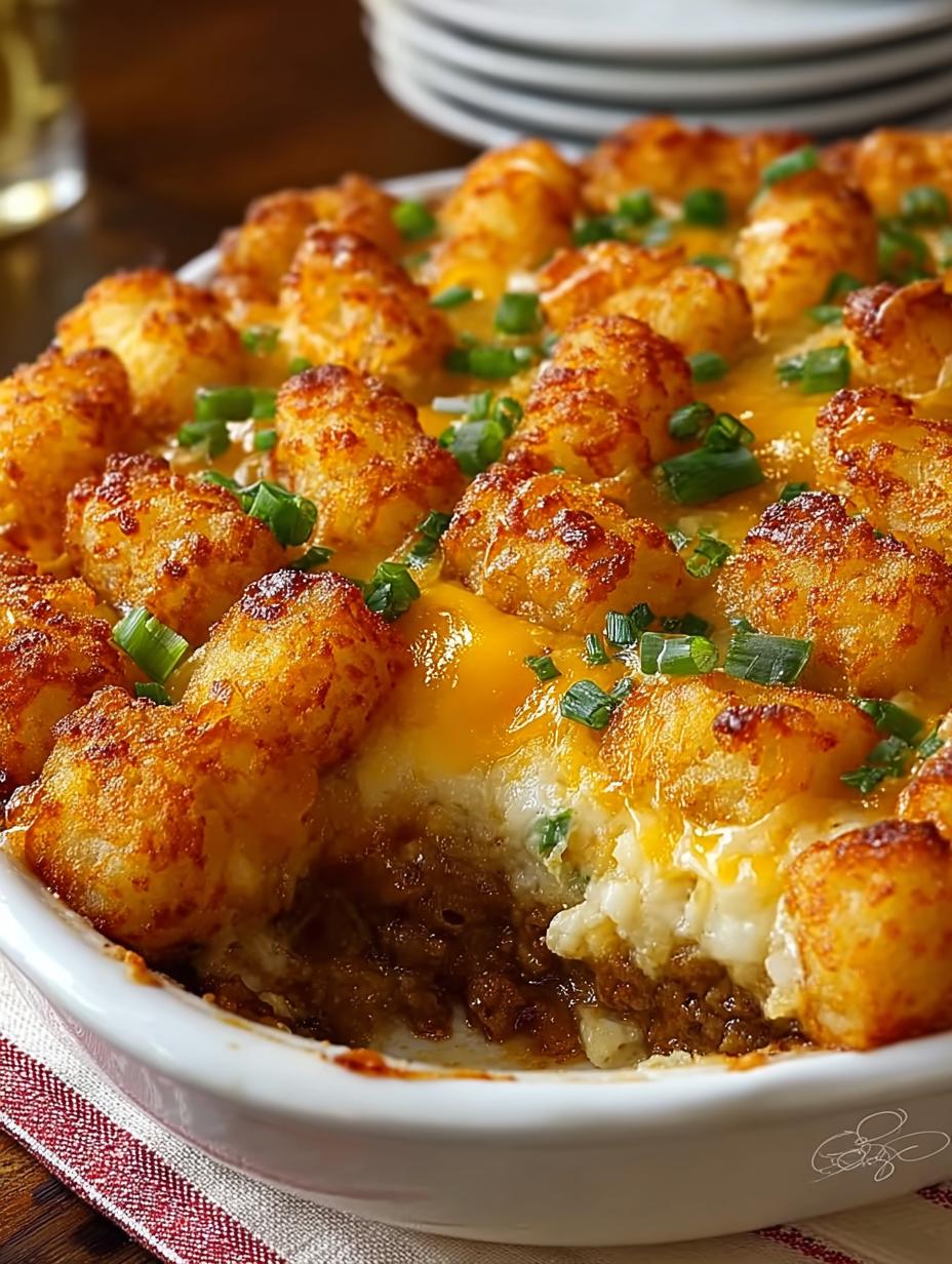 Cheesy Tater Tot Casserole