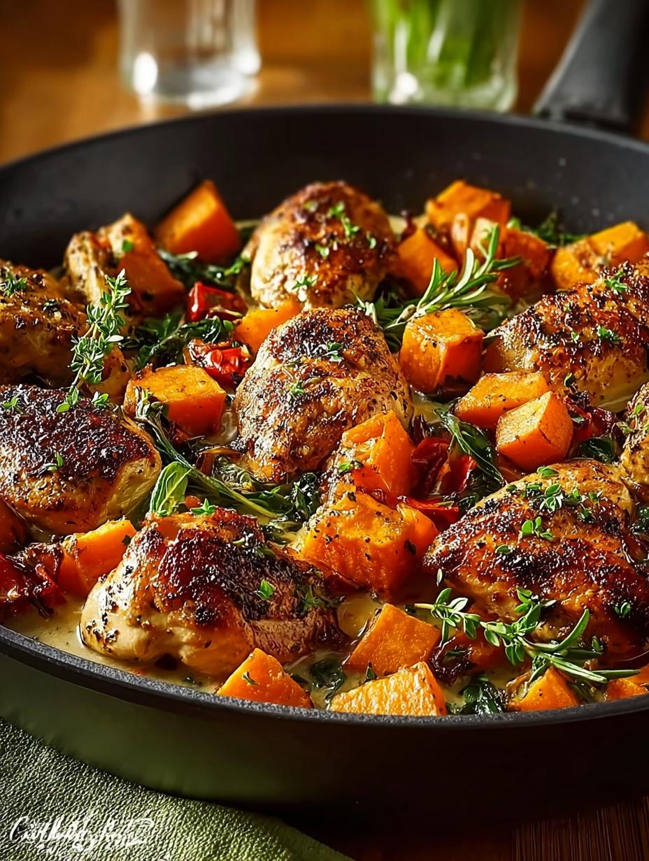 Chicken Sweet Potato Skillet