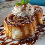 Cinnamon Roll Cheesecake Chimichanga
