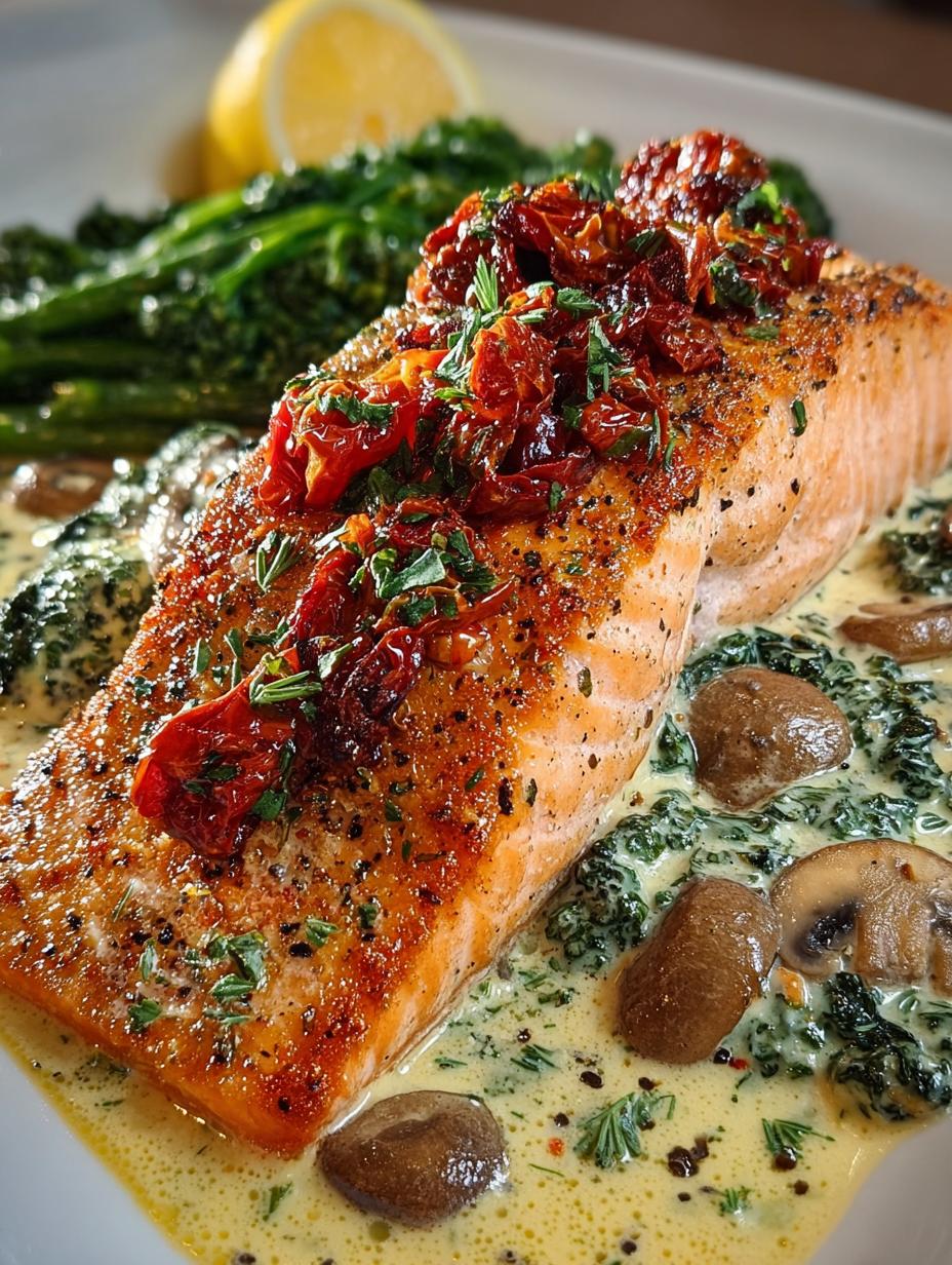 Creamy Tuscan Marry Salmon