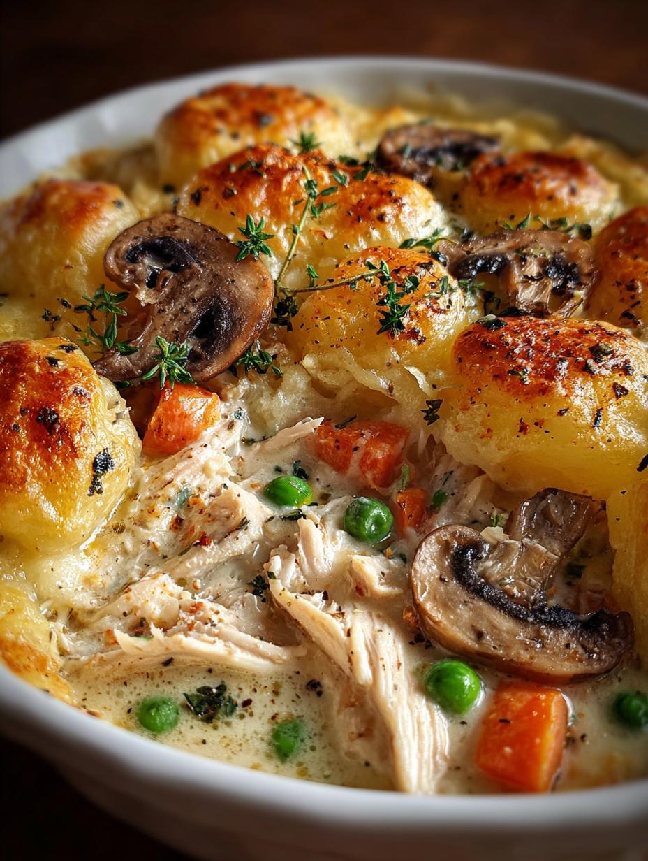 Gnocchi Chicken Pot Pie
