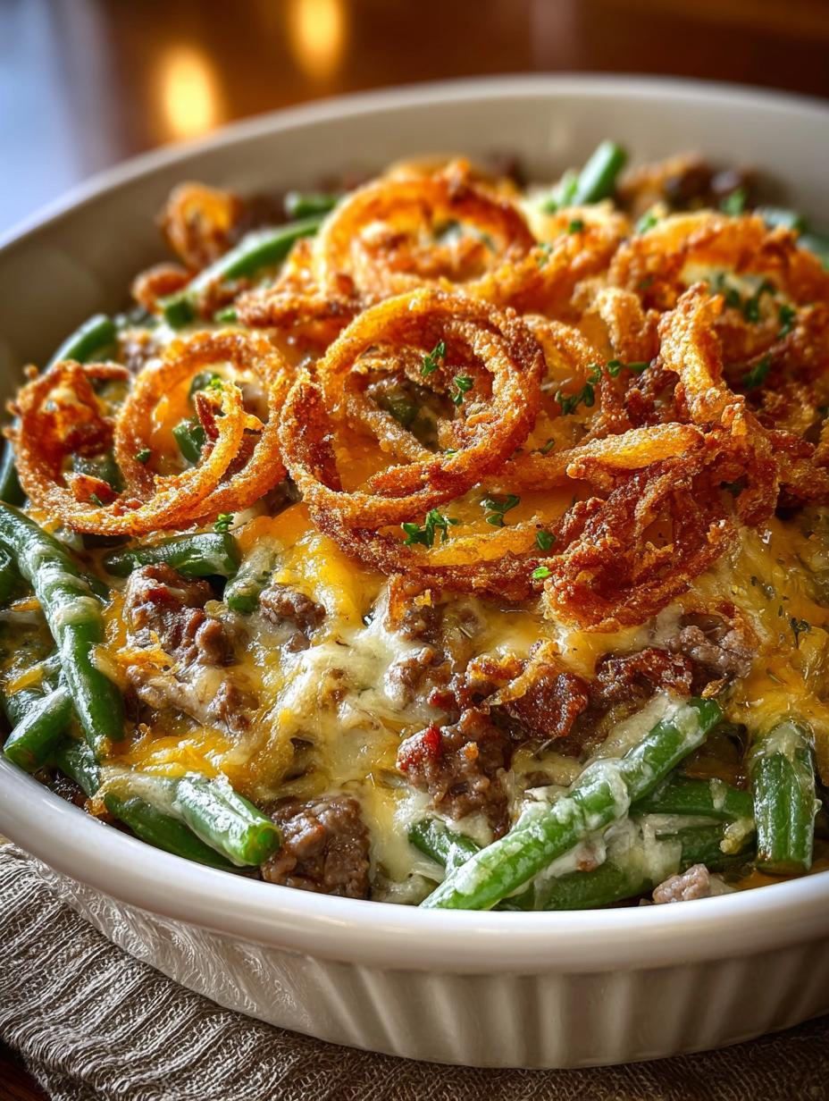 Hamburger Green Bean Casserole