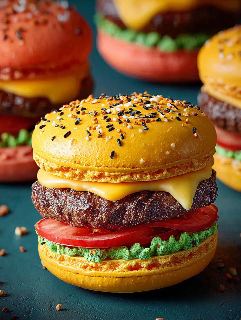 Hamburger Macarons