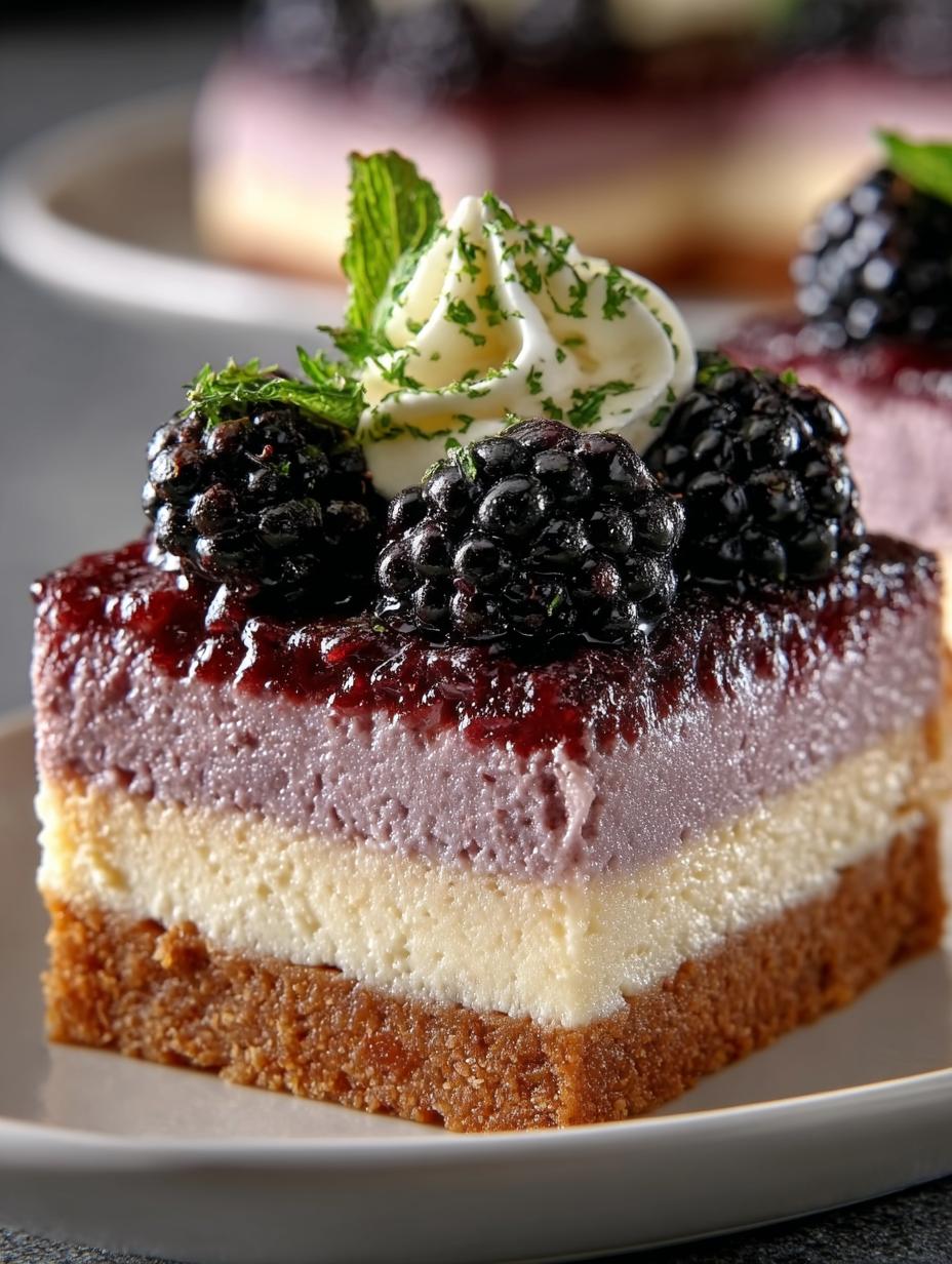 Keto Blackberry Cheesecake