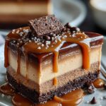 Keto Caramel Mocha Cheesecake