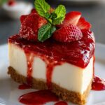 Keto Cheesecake Strawberry Sauce