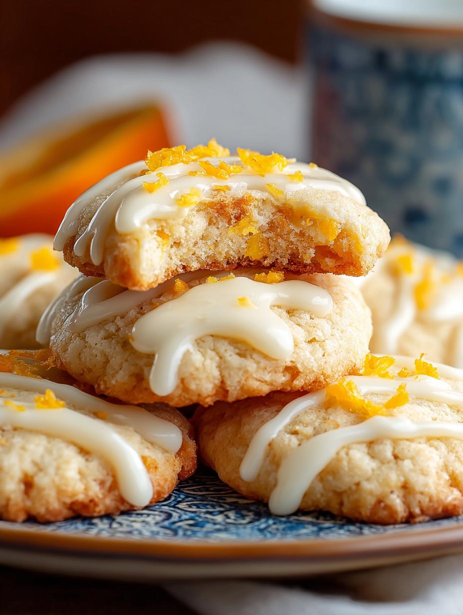 Keto Orange Creamsicle Cookies
