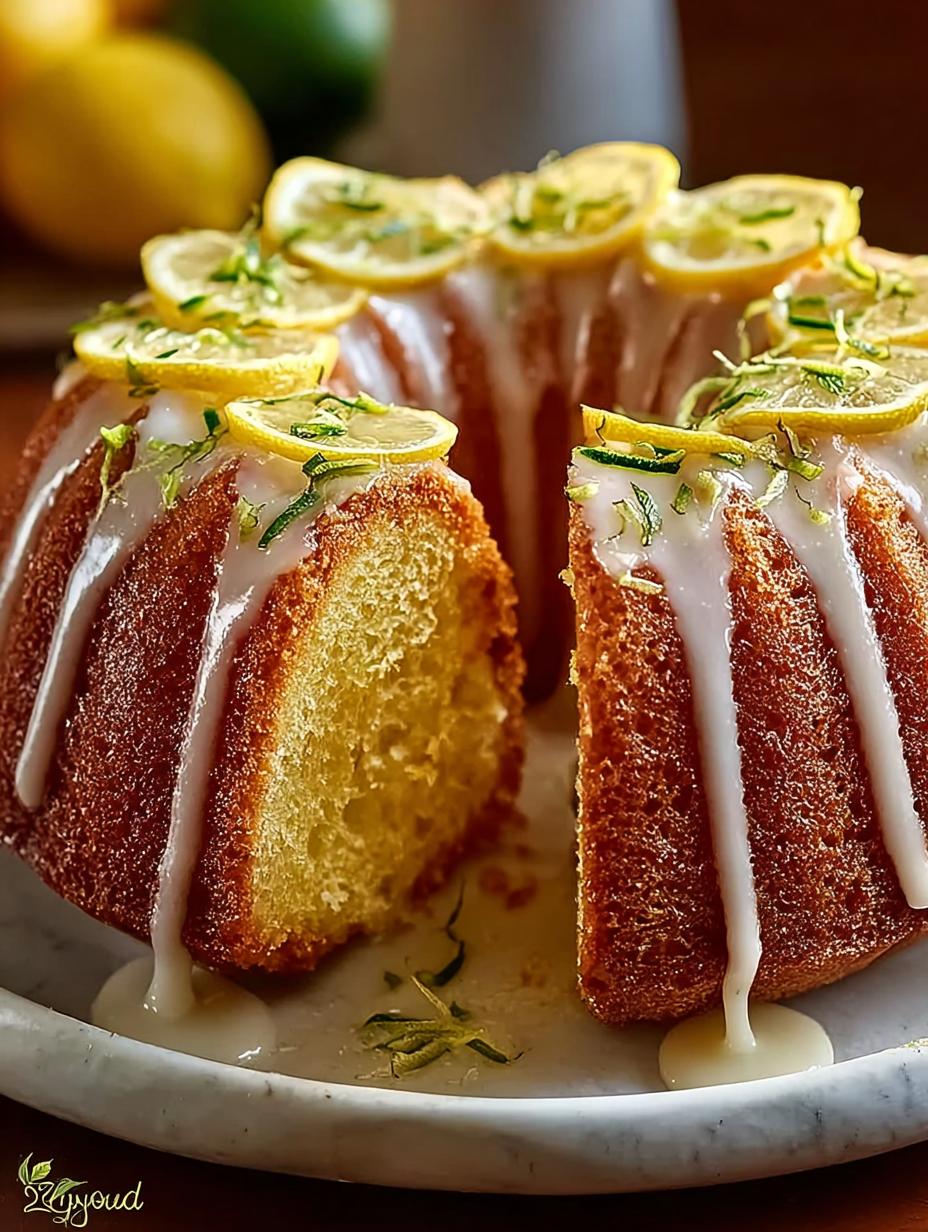 Lemon Zucchini Bundt Cake