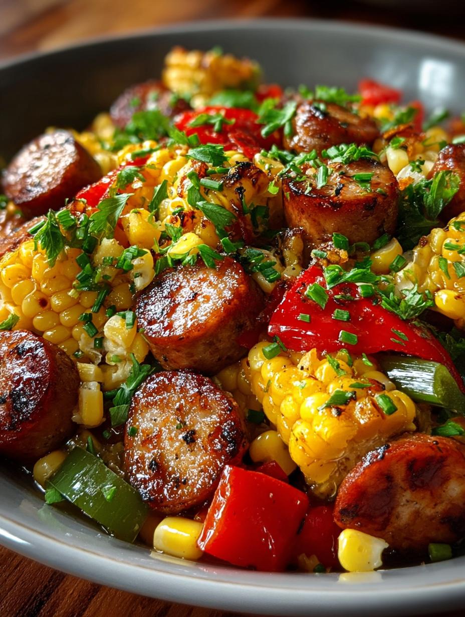 Maque Choux Sausage Corn