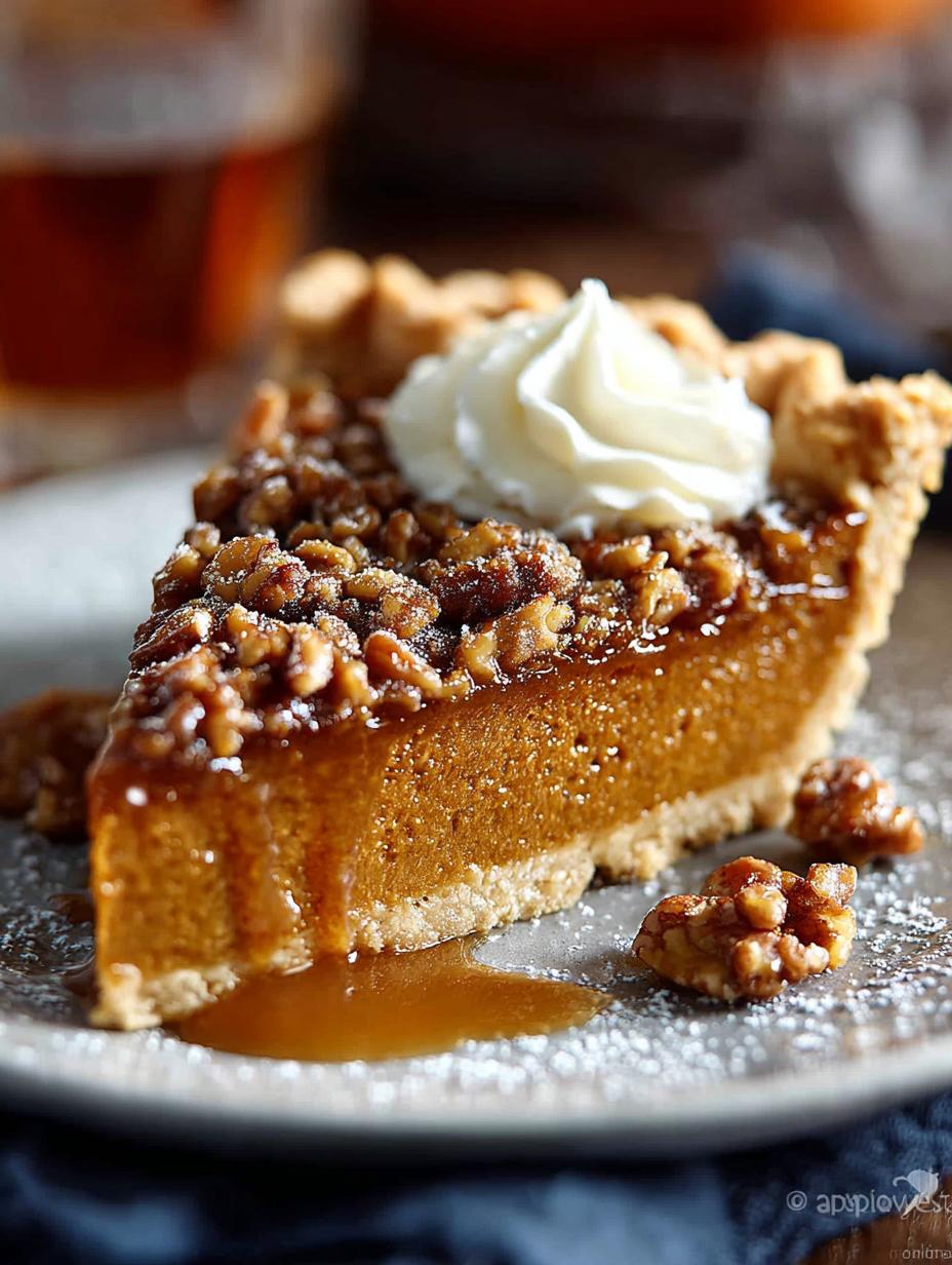 Praline Pumpkin Pie