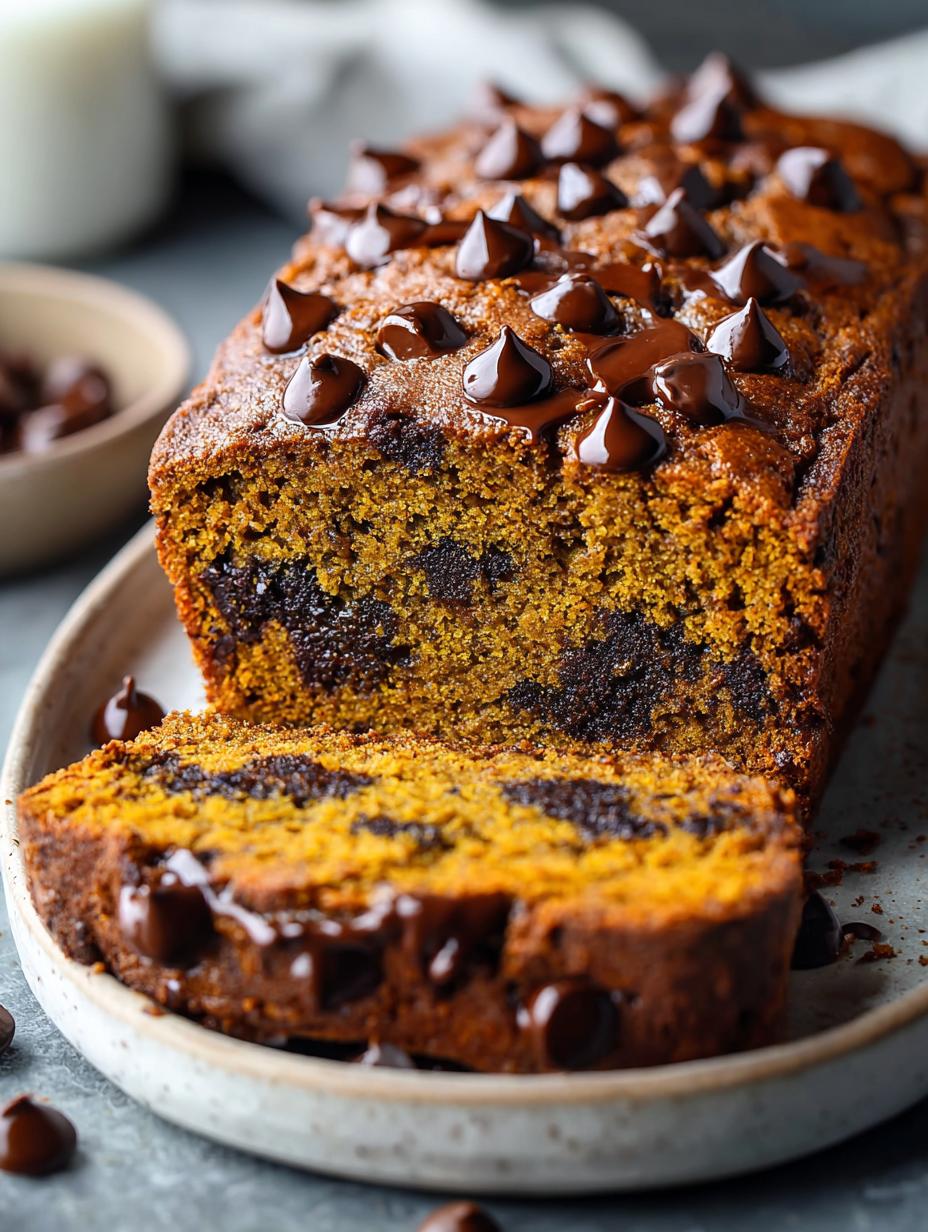 Pumpkin Chocolate Bread