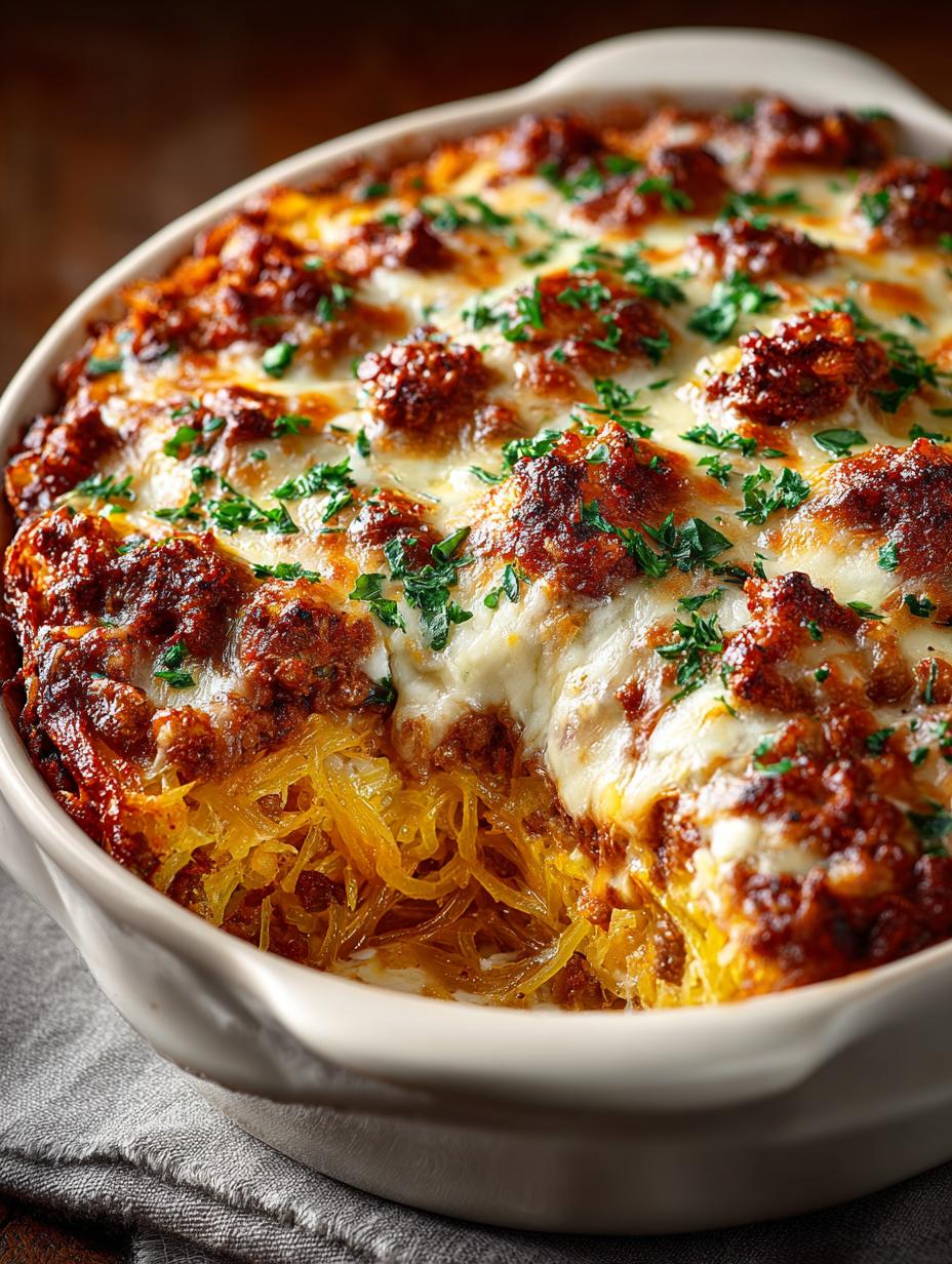 Spaghetti Squash Casserole Keto
