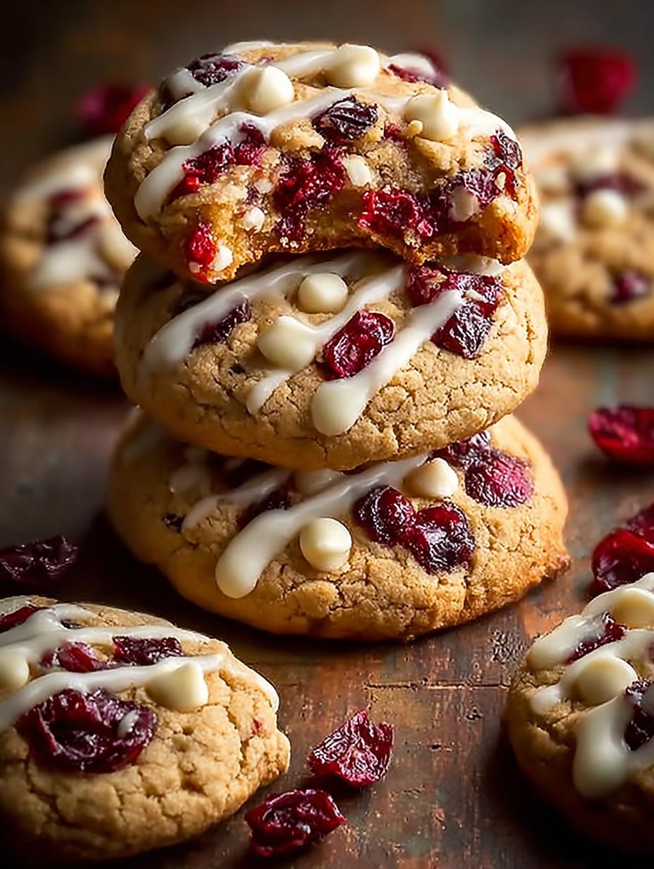 Sweet Cranberry Bliss Cookies: 10 Irresistible Treats - Sweet Cranberry Bliss Cookies - main visual representation