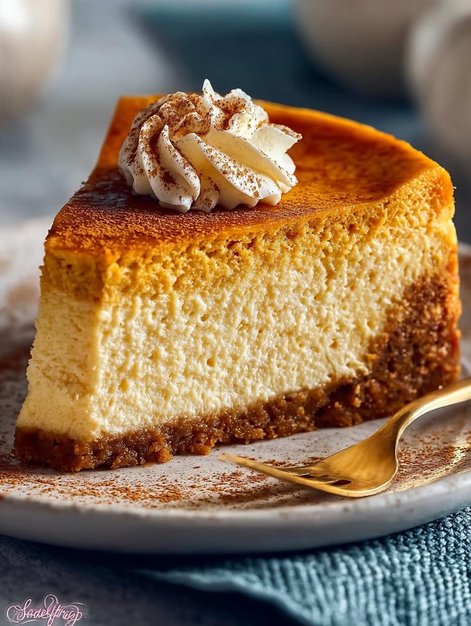 Traditional Pumpkin Cheesecake