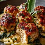 Baked Sage Chicken Meatballs