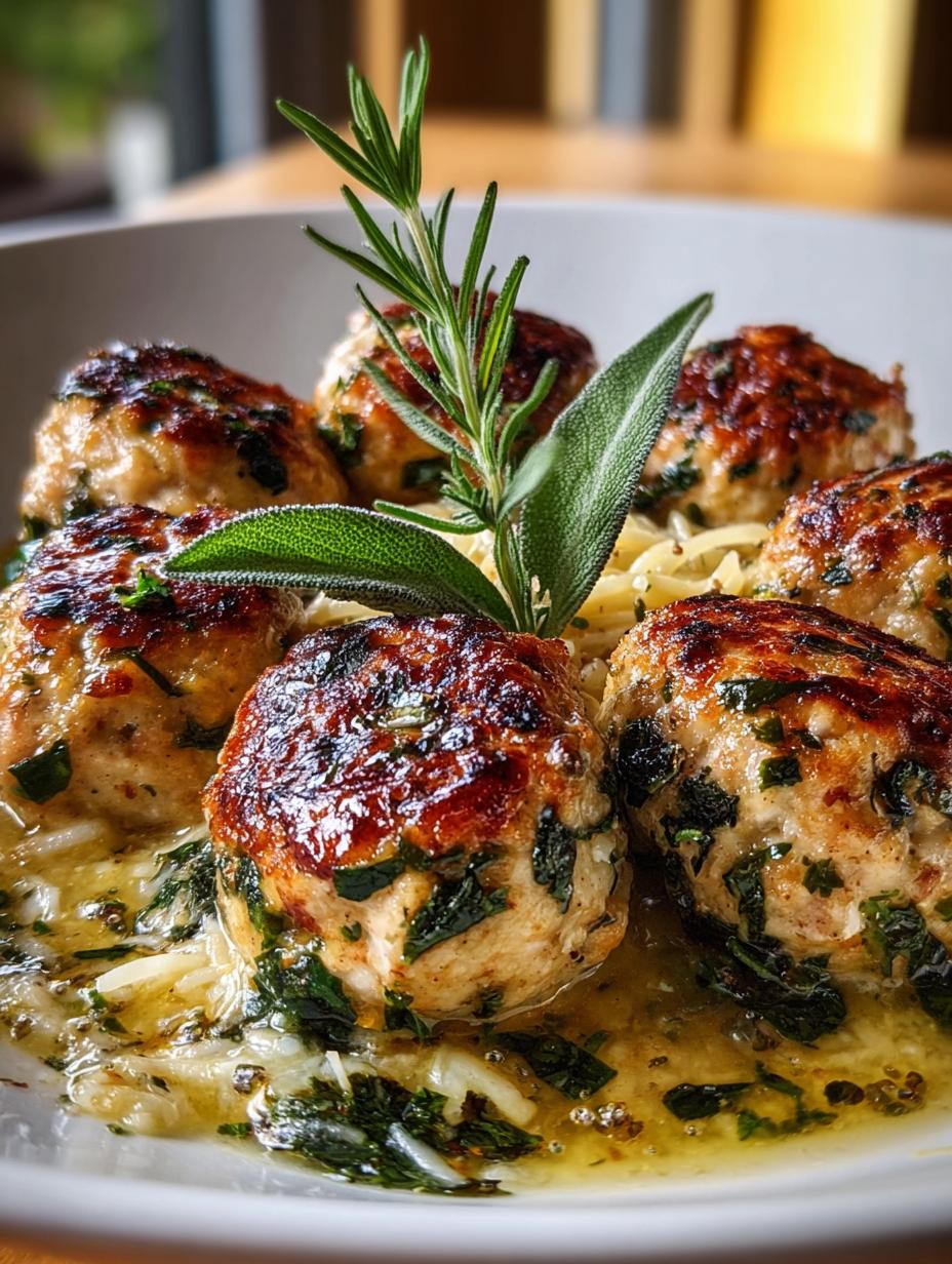 Baked Sage Chicken Meatballs: 7 Steps to Comforting Flavor - Baked Sage Chicken Meatballs - additional detail