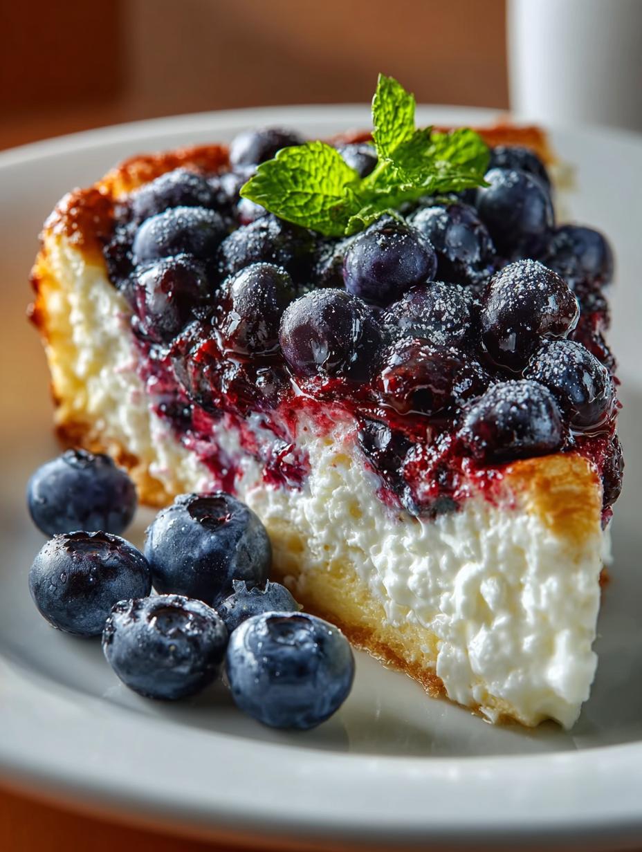 Blueberry Cottage Cheese Breakfast